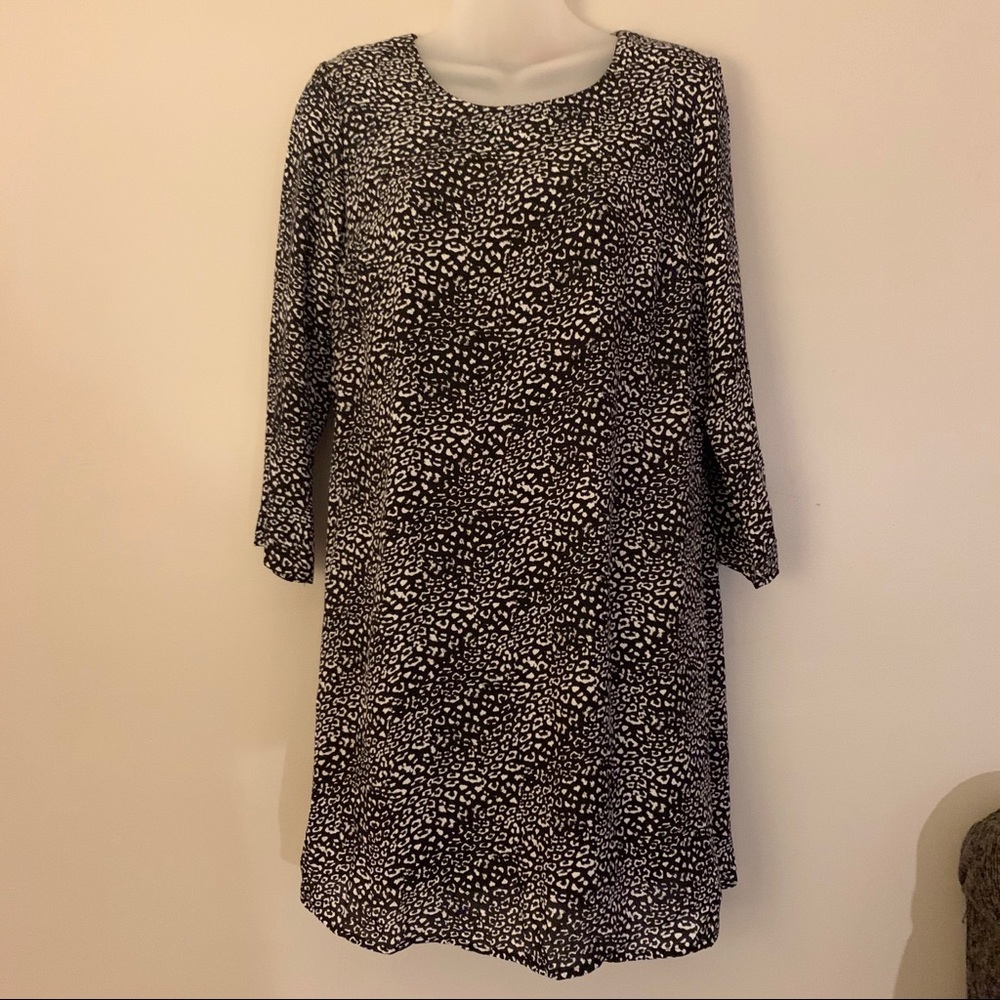 Nwt Peyton Jensen Inez Leopard Print Shift Dress - image 2